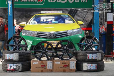 รถ - TOYOTA ALTIS ล้อแม็ก - SSW S379 ดำมิงริ่งก้านเงิน สเปค - 16x7 ET35 5x100 ยาง - LENSO D-1CS
เบอร์ -205/55-16