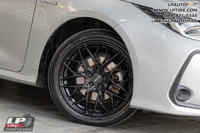 รถ - TOYOTA ALITS&nbsp;ล้อแม็ก - LENSO VENTUS ดำด้าน สเปค- 17x7 ET35 5x100&nbsp;รัดยาง - ALLIANCE AL30 030Ex เบอร์ - 215/45-17