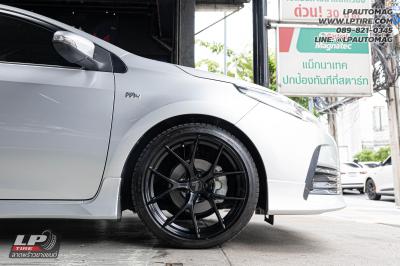 รถ - TOYOTA ALTIS ล้อแม็ก - LENSO JAGER DYNA ดำด้าน สเปค - 18x8.5 ET35 5x100 รัดยาง - LENSO D-1CS เบอร์ - 225/40-18