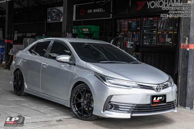 รถ - TOYOTA ALTIS ล้อแม็ก - LENSO JAGER DYNA ดำด้าน สเปค - 18x8.5 ET35 5x100 รัดยาง - LENSO D-1CS เบอร์ - 225/40-18