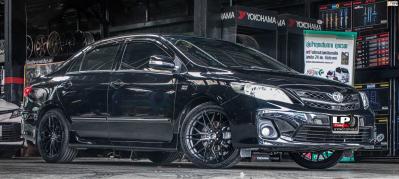 รถ - TOYOTA ALITS ล้อแม็ก -MGW FF034 ดำด้าน ขอบ - 18x8 ET35 5x100 ยาง - FIRENZA ST-01A เบอร์ - 225/40-18