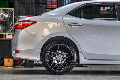 รถ - TOYOTA ALITS ล้อแม็ก - SSW S348 ดำหน้าชา ขอบ - 18x8.5 ET40 5x100 ยาง- MICHELIN PILOT SPORT5 95Y (PS5) เบอร์ -225/45-18