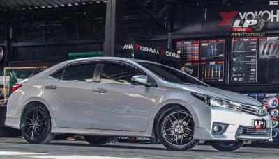 รถ - TOYOTA ALITS ล้อแม็ก - SSW S348 ดำหน้าชา ขอบ - 18x8.5 ET40 5x100 ยาง- MICHELIN PILOT SPORT5 95Y (PS5) เบอร์ -225/45-18