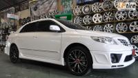 Toyota Altis + Lenso Samurai Bushido 17นิ้ว สีดำหน้าเงา + ยาง Neuton 215/45-17