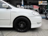 Toyota Altis + ล้อแม็ก Lenso A-05 17นิ้ว สีดำด้าน + ยาง FALKEN ZE522 215/45-17