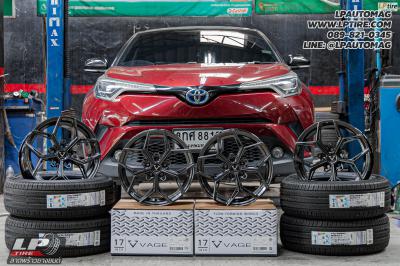 รถ - TOYOTA CH-R ล้อแม็ก - VAGE VFX01 FlowForming V-DARK สเปค- 17x8.5 ET35 5x112-5x114.3
ยาง- MICHELIN PRIMACY 5 เบอร์- 215/60-17