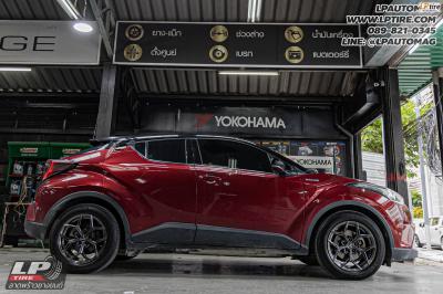 รถ - TOYOTA CH-R ล้อแม็ก - VAGE VFX01 FlowForming V-DARK สเปค- 17x8.5 ET35 5x112-5x114.3
ยาง- MICHELIN PRIMACY 5 เบอร์- 215/60-17