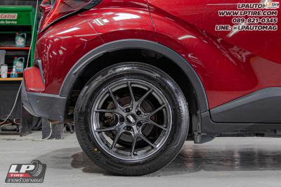 รถ - TOYOTA CH-R ล้อแม็ก - Auto Option AOW-009 FlowForming Hyper Dark สเปค -17x8.5 ET35 5x114.3-5x112 ใช้ยางเดิม