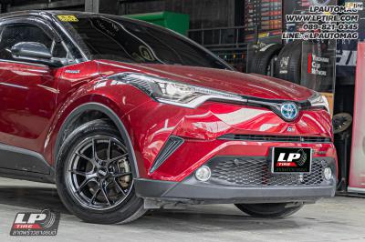 รถ - TOYOTA CH-R ล้อแม็ก - Auto Option AOW-009 FlowForming Hyper Dark สเปค -17x8.5 ET35 5x114.3-5x112 ใช้ยางเดิม