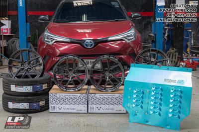 รถ - TOYOTA C-HR ล้อแม็ก - VAGE VF013 FlowForming V-DARKสเปค - 18x8.5 ET35 5x112-5x114.3
ยาง - YOKOHAMA V553 เบอร์ - 235/50-18 แผ่นปิดใต้ท้องเครื่อง UnderGuard