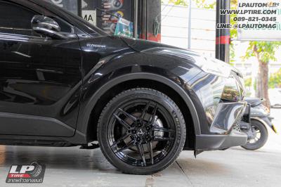 รถ - TOYOTA C-HR&nbsp;ล้อแม็ก - VAGE VF062 FlowForming BLACK สเปค - 18x8.5 ET35 5x114.3-5x112
รัดยาง - MICHELIN PRIMACY 5 เบอร์ - 235/45 R18