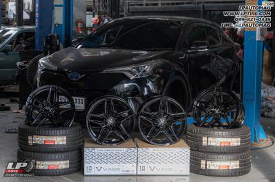 รถ - TOYOTA C-HR ล้อแม็ก - VAGE VF062 FlowForming BLACK สเปค - 18x8.5 ET35 5x114.3-5x112
รัดยาง - MICHELIN PRIMACY 5 เบอร์ - 235/45 R18