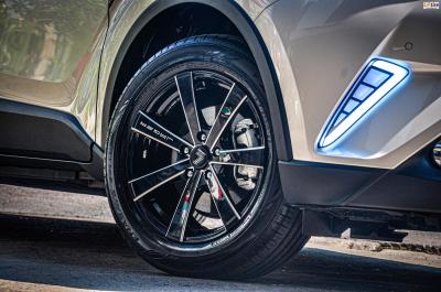 Toyota C-HR + ล้อแม็ก Lenso Jager Gamma ขอบ 17นิ้ว สีดำมิลลิ่ง