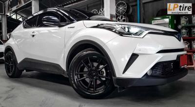 Toyota C-HR + ล้อแม็ก ENKEI SC47 17x7.5 ET38 5x114.3 ดำด้าน