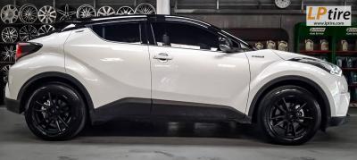 Toyota C-HR + ล้อแม็ก ENKEI SC47 17x7.5 ET38 5x114.3 ดำด้าน