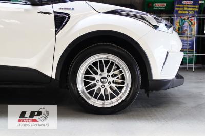 #T0YOTA#CHR จัดล้อแม็ก #OASIS BBS LM 18x8.5 ET38 5x114.3 SILVER ใส่ยางเดิมยังสวยลงตัวขอบคุณ