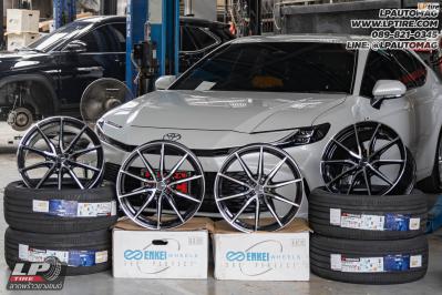 รถ - TOYOTA CAMRY ล้อแม็ก - ENKEI DRACO ดำหน้าเงา สเปค - 18x8.0 ET40 5x114.3 ยาง - YOKOHAMA V553 เบอร์ - 235/45-18