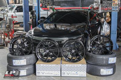 รถ - TOYOTA CAMRY ล้อแม็ก - VAGE VF04 FlowForming BLACK สเปค - 18x8.5 ET35 5x112-5x114.3
ยาง -TOYO PROXES CR1 เบอร์ - 225/45-18