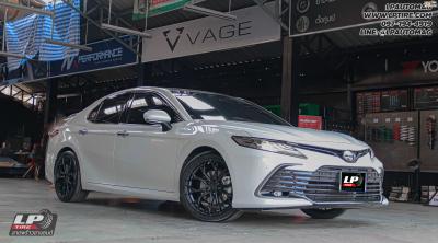 รถ - TOYOTA CAMRY ล้อแม็ก - VAGE VF03 ดำด้าน สเปค - 19x8.5 ET35 5x112-5x114.3 ยาง - YOKOHAMA DB V552 เบอร์ -235/40-19