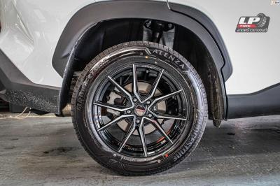 รถ - TOYOTA CROSS ล้อแม็ก - LENSO JAGER JAVA ดำหน้าเงา ขอบ - 17x7.5 ET38 5x114.3 ยาง - BRIDGESTONE ALENZA เบอร์ - 215/60-17