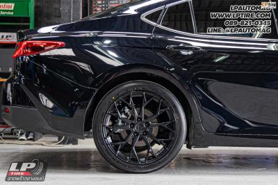 รถ - TOYOTA CAMRY ล้อแม็ก - VAGE VF03 ดำด้าน สเปค - 19x8.5 ET35 5x112-5x114.3 ยาง - Yokohama Advan dB V553 เบอร์ - 245/40R19