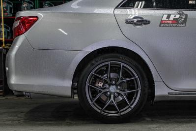 รถ - TOYOTA CAMRY ล้อแม็ก -VAGE VF04 (TMF-104) DARK GM-FLAT ขอบ - 18x8.5 ET35 5x112-5x114.3 ยาง - KUMHO ECSTA PS31 เบอร์ - 225/45-18