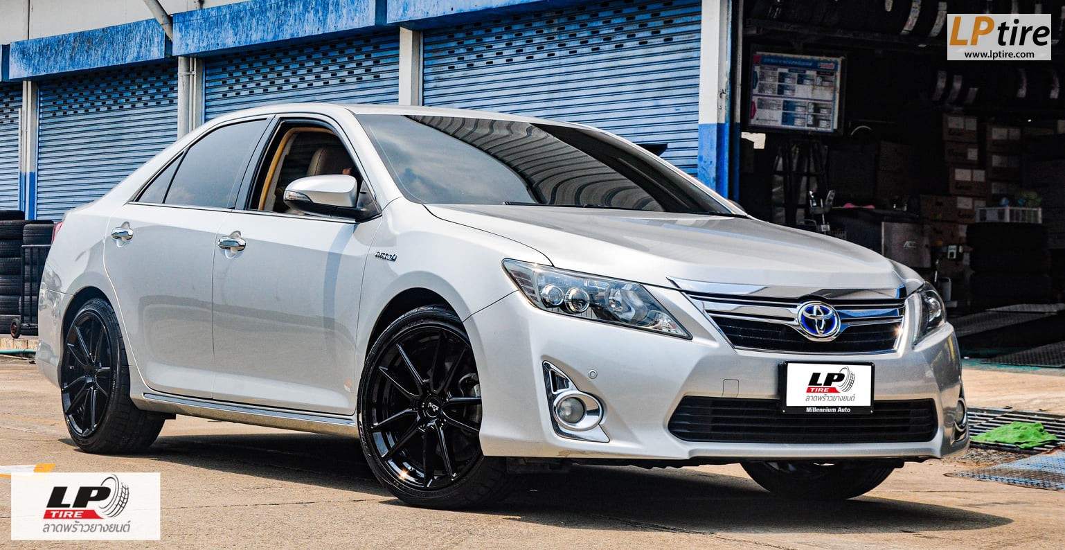 TOYOTA CAMRY ล้อแท้ ล้อแม็ก NICHE แท้ รุ่น DFS หน้า8.5 หลัง9.5 19x8.5นิ้ว 5x114.3 ET42 Gloss Black
245/40R19 DUNLOP DZ102สวยครับ