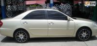 Toyota Camry + ล้อแม็ก SSW S124 18นิ้ว สีดำหน้าเงา + ยาง MAXXIS MA-V1 225/40-18