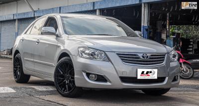 TOYOTA CAMRY จัดล้อ SSW S348 18x8.5 5H114.3 ดำด้าน ยาง 225/45R18 DEESTONE R702 ปี 21