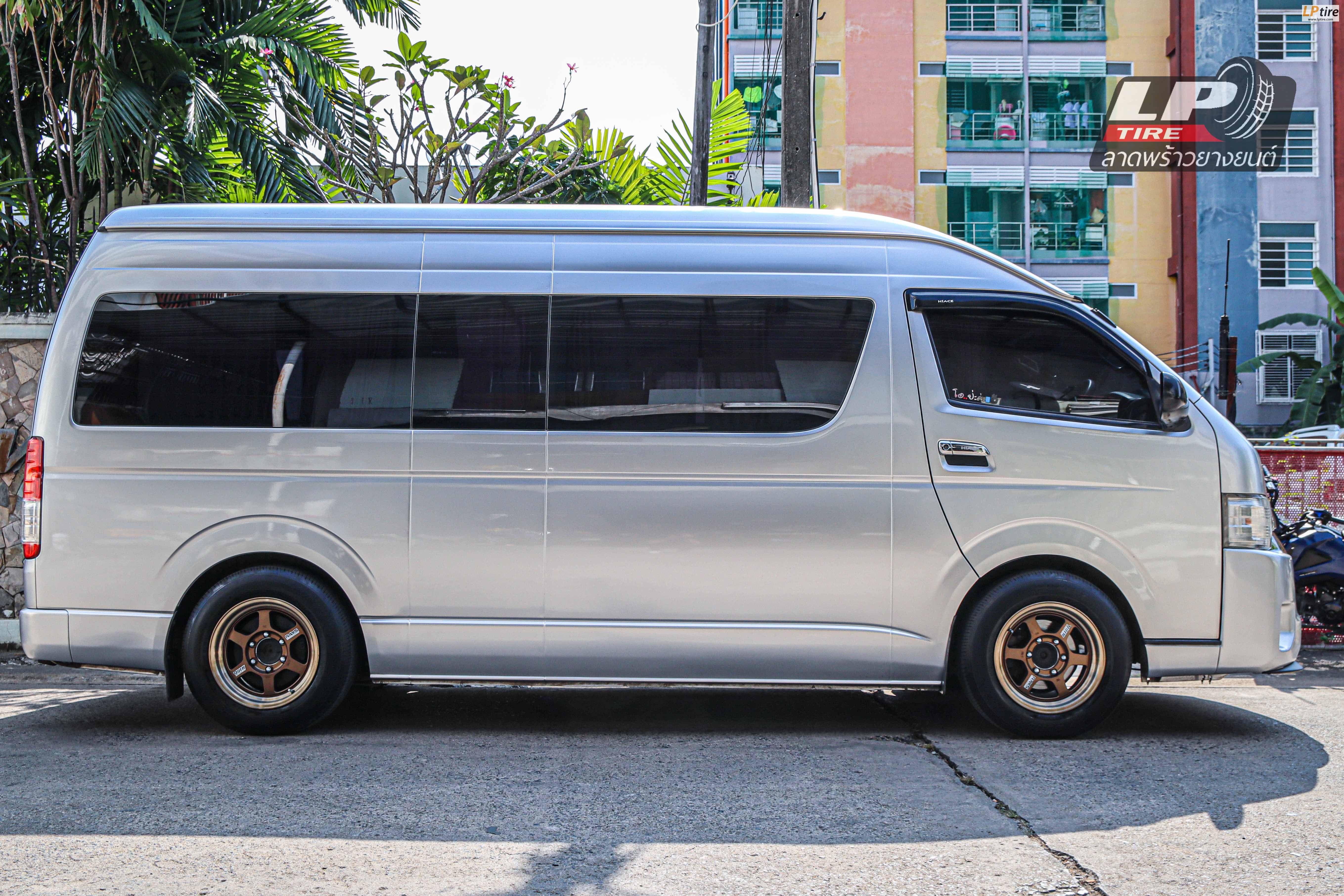 รถ - TOYOTA COMMUTER ล้อแม็ก - YACHIYODA KV-17 TE37 ทองแดง สเปค - 16x8 ET25 6x139.7 รัดยาง - ยางเดิม