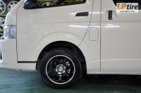 Toyota Commuter + ล้อแม็ก Lenso RT7 17นิ้ว สีดำ + ยาง DUNLOP LM703 225/55-17