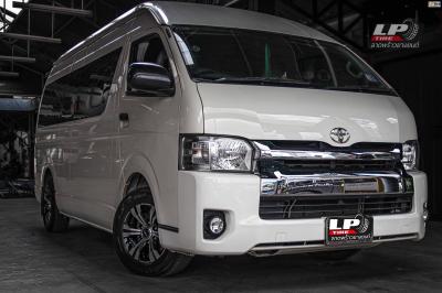 รถ - TOYOTA COMMUTER H200 ล้อแม็ก - YACHIYODA HUNTER ดำหน้าเงา สเปค - 15x7 ET25 6x139.7 รัดยาง - ยางเดิม เบอร์ -