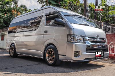 รถ - TOYOTA COMMUTER ล้อแม็ก - YACHIYODA KV-17 TE37 ทองแดง สเปค - 16x8 ET25 6x139.7 รัดยาง - ยางเดิม