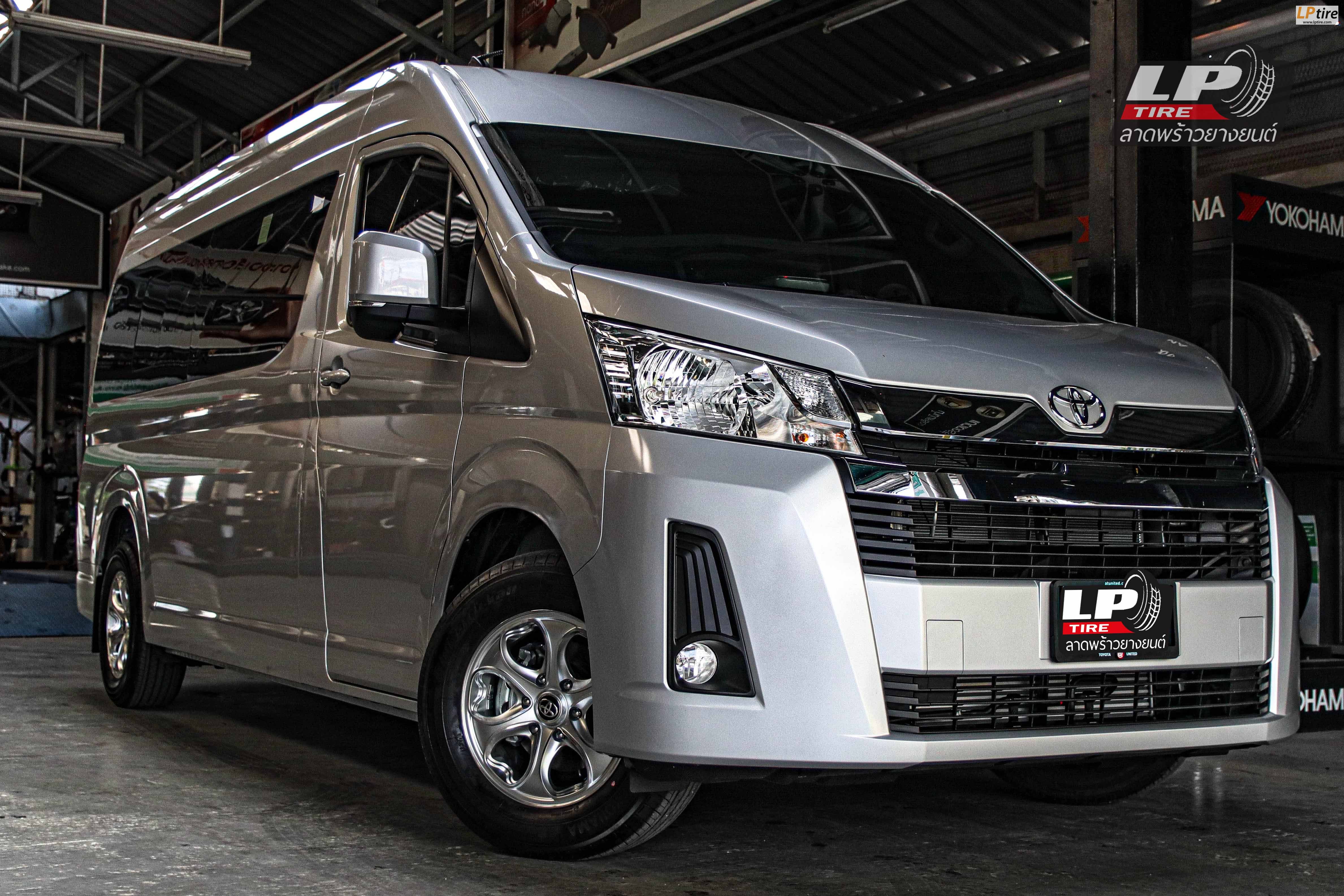 รถ - TOYOTA COMMUTER H300(ป้ายแดง) ล้อแม็ก - Kspeed TYT-363 HSหน้าเงา สเปค - 16x7 ET30 6x130 รัดยาง - (ยางเดิม) เบอร์ -