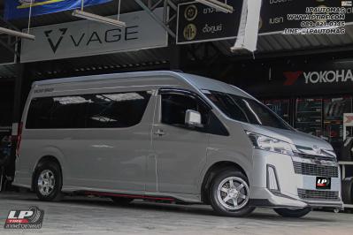 รถ - Toyota Commuter 2022 ล้อแม็ก - YACHIYODA XT6 สเปค - 16x8 ET25 6x130 รัดยาง - Yokohama BluEarth RY55 เบอร์- 235/65R16