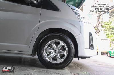 รถ - Toyota Commuter 2022 ล้อแม็ก - K-Speed TYT-363 สเปค - 16x7 ET30 6x130 รัดยาง - Yokohama BluEarth RY55 เบอร์- 235/65R16