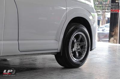 รถ - Toyota Commuter 2022 ล้อแม็ก - YACHIYODA XT6 สเปค - 16x8 ET25 6x130 รัดยาง - Yokohama BluEarth RY55 เบอร์- 235/65R16