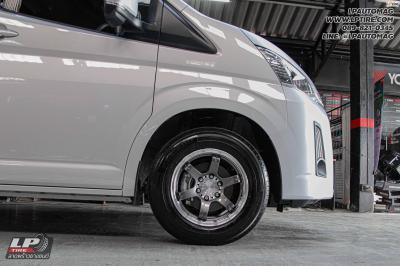 รถ - Toyota Commuter 2022 ล้อแม็ก - YACHIYODA XT6 สเปค - 16x8 ET25 6x130 รัดยาง - Yokohama BluEarth RY55 เบอร์- 235/65R16