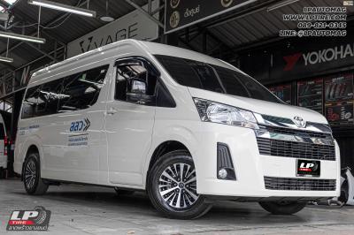 รถ - TOYOTA COMMUTER ล้อแม็ก - YACHIYODA MAJESTY ดำหน้าเงา สเปค - 16x8 ET30 6x130 ใช้ยางเดิม
