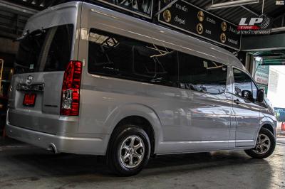 รถ - TOYOTA COMMUTER H300(ป้ายแดง) ล้อแม็ก - Kspeed TYT-363 HSหน้าเงา สเปค - 16x7 ET30 6x130 รัดยาง - (ยางเดิม) เบอร์ -