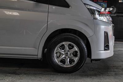 รถ - TOYOTA COMMUTER H300(ป้ายแดง) ล้อแม็ก - Kspeed TYT-363 HSหน้าเงา สเปค - 16x7 ET30 6x130 รัดยาง - (ยางเดิม) เบอร์ -