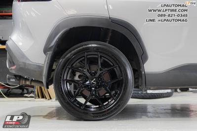 รถ - Toyota Corolla Cross ล้อแม็ก - VAGE VF04 FlowForming BLACK สเปค -18x8.5 ET35 5x112-5x114.3
ยาง - YOKOHAMA V553 เบอร์ - 225/50-18