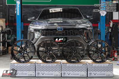รถ - Toyota Corolla Cross ล้อแม็ก - VAGE VF013 FlowForming ดำเงา สเปค - 18x8.5 ET35 5x112 5x114.3
ยาง - MICHELIN Primacy 4 เบอร์ - 225/50R18