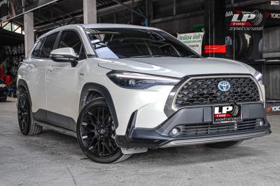 รถ -TOYOTA CROSS XG10 ล้อแม็ก - MOMO H486T REVENGE ดำด้าน สเปค - 18x8 ET38 5x114.3
รัดยาง - MICHELIN PRIMACY 4 เบอร์ - 225/55-18 (ยางเดิม)