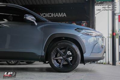 รถ - TOYOTA CROSS ล้อแม็ก - LENSO Jager Craft ดำด้าน สเปค - 17x7.5 ET35 5x114.3 ยาง - Bridgestone เบอร์ -215/60-17