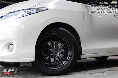 รถ - TOYOTA ESTIMA ล้อแม็ก -SSW S348 ดำด้าน สเปค - 17x8 ET38 5x114.3 ยาง - YOKOHAMA ALLIANCE AL30 เบอร์ - 225/55R17