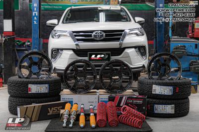 รถ - TOYOTA FORTUNER ล้อแม็ก - NK Performance NK37 Flowforming DGM สเปค - 18x9 ET0 6x139.7 ยาง - TOYO PROXES ST3 เบอร์ - 265/60-18 โช๊ค - YSS E Series Full Set พร้อมสปริง