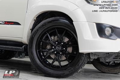 รถ - TOYOTA FORTUNER ล้อแม็ก - COSMIS ALPHA T6 ดำเงา สเปค - 20x9.5 ET0 6x139.7