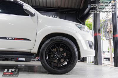 รถ - TOYOTA FORTUNER ล้อแม็ก - COSMIS ALPHA T6 ดำเงา สเปค - 20x9.5 ET0 6x139.7