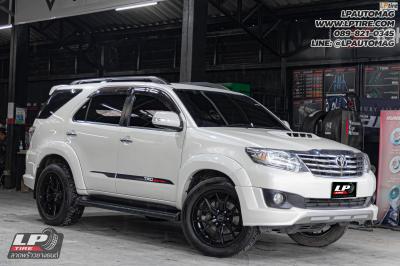 รถ - TOYOTA FORTUNER ล้อแม็ก - COSMIS ALPHA T6 ดำเงา สเปค - 20x9.5 ET0 6x139.7